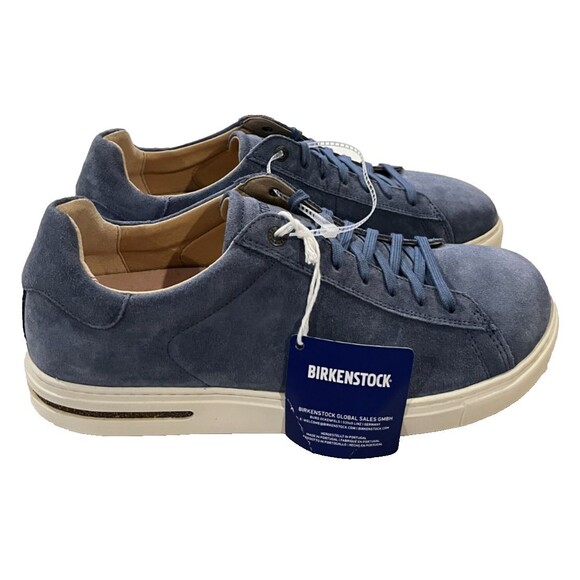 Birkenstock Bend Low Sneaker Elemental Blue Suede Women EU 42 size US 11 NEW nwt - Picture 4 of 16